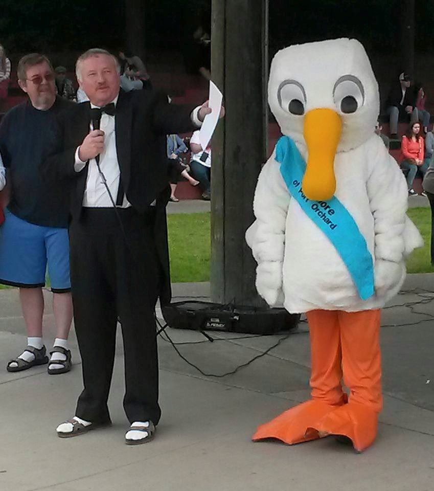 Seagull Calling Contest downtown Port Orchard